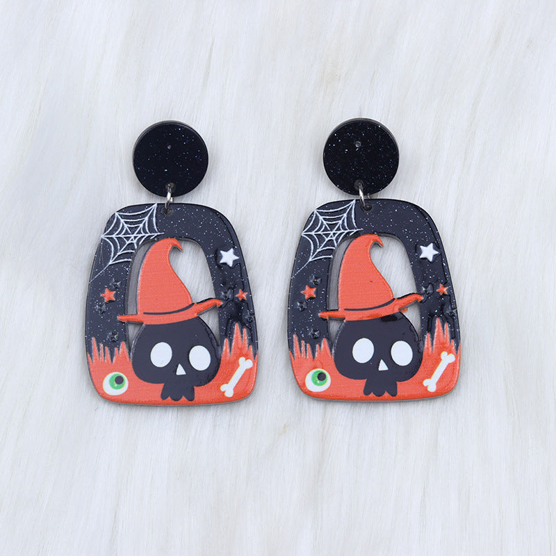 Wholesale Square and Round Hollow Earrings
