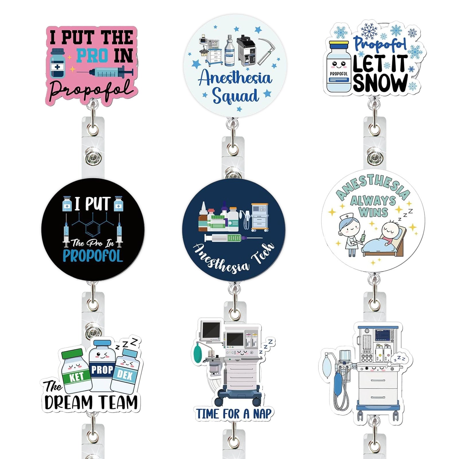 Wholesale ABS Medical Retractable Badge Reel - Trendy Doctor Nurse Gift for Boutique Resale