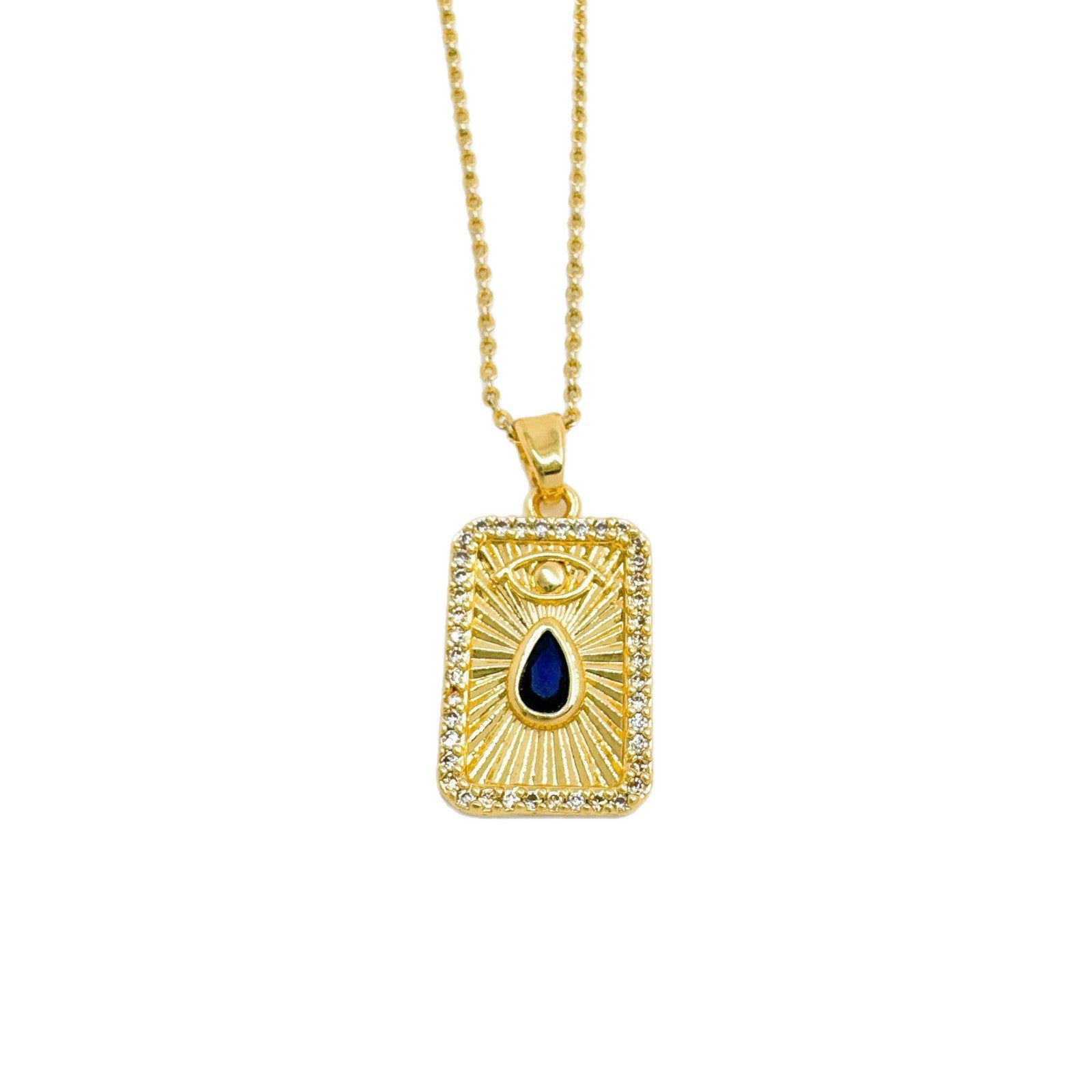 Wholesale Gold Plated Copper Tarot Card Pendant Vintage Style Fashion Accessory for DIY Jewelry Making