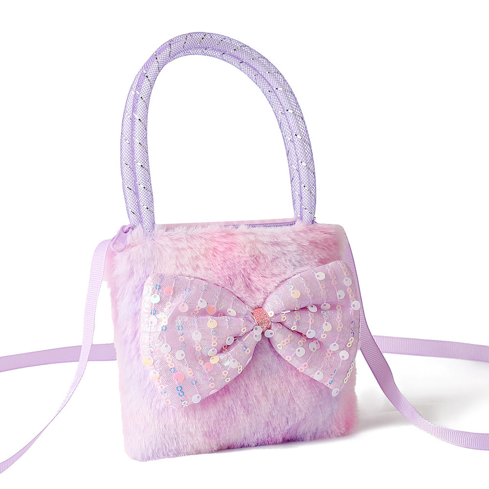 Wholesale  Love Bear Plush Small Bag Wallet