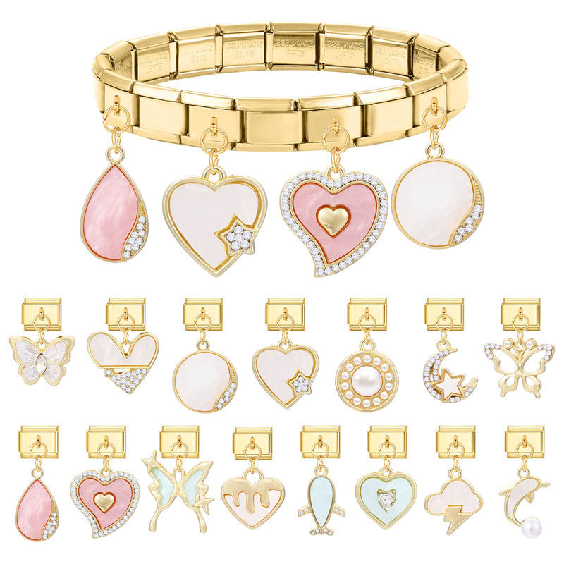 Wholesale Pendant DIY Italian Bracelet Module Accessories