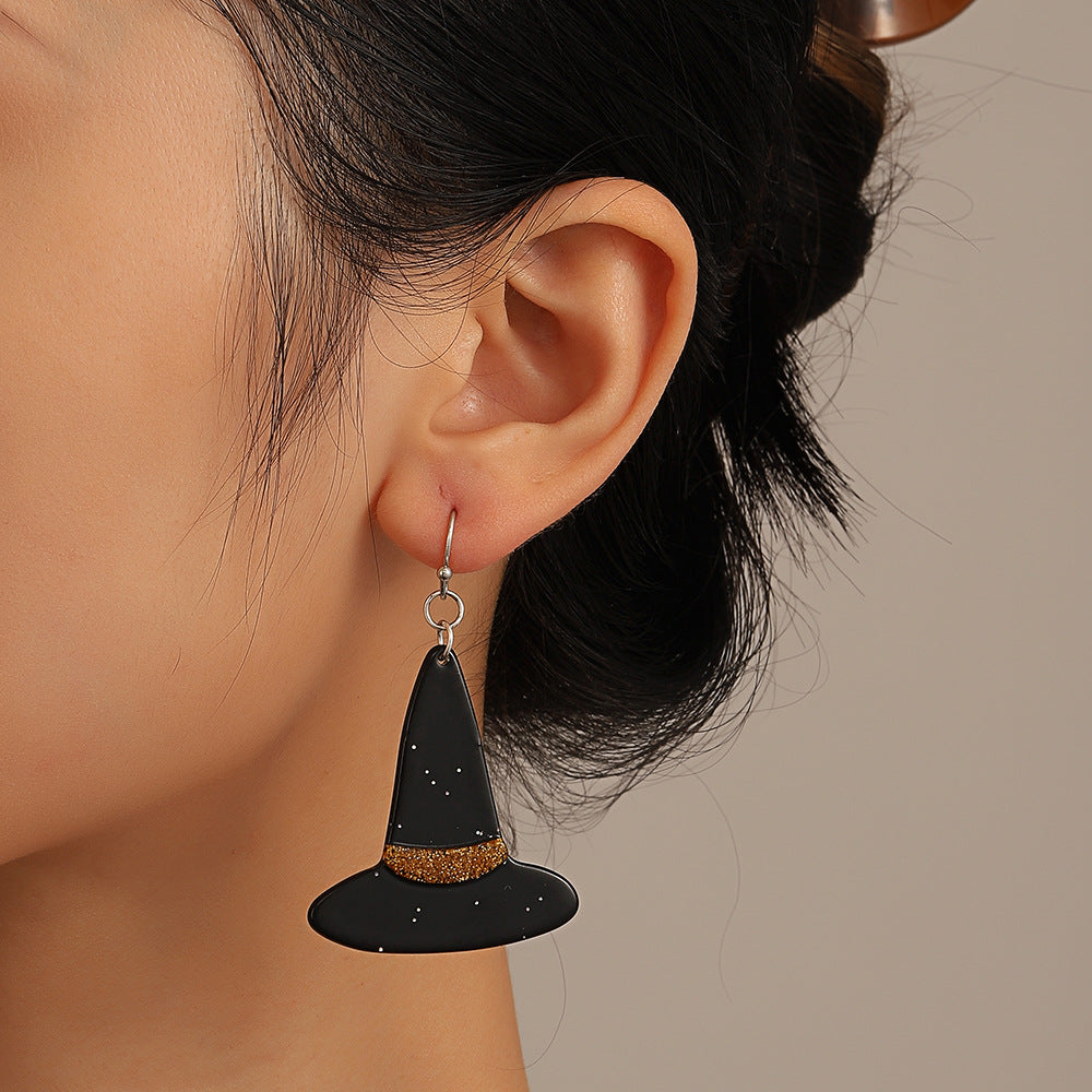 Wholesale  Halloween Women's Earrings Funny Little Devil Bat  Pumpkin Earrings