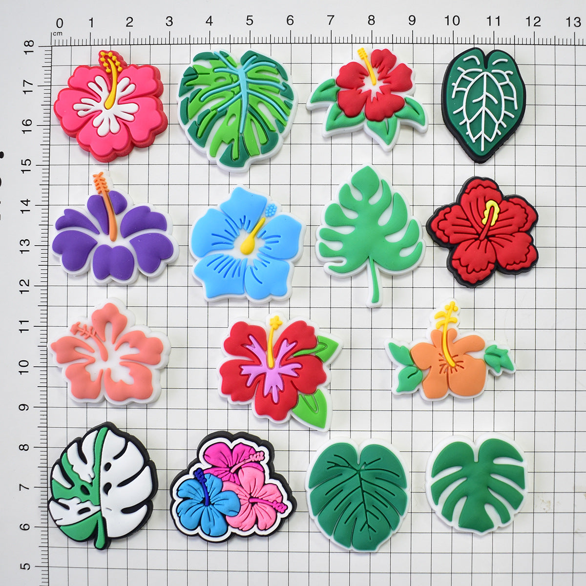 Wholesale Random 100pcs Flowers Series Shoes Accessories Shoes Charms