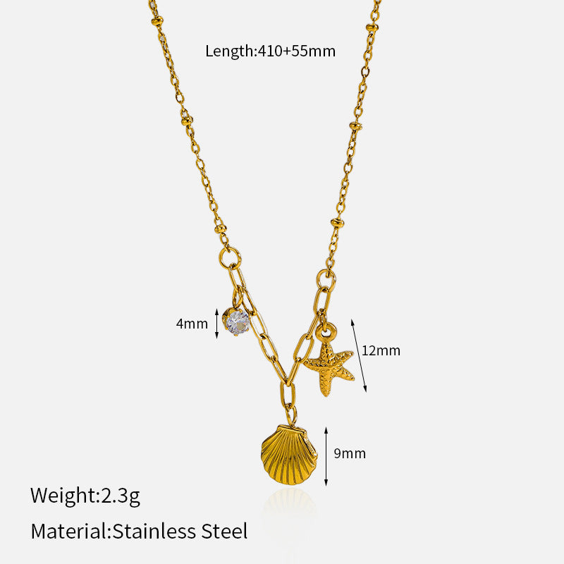Wholesale Stainless Steel Marine Series High-End Necklace