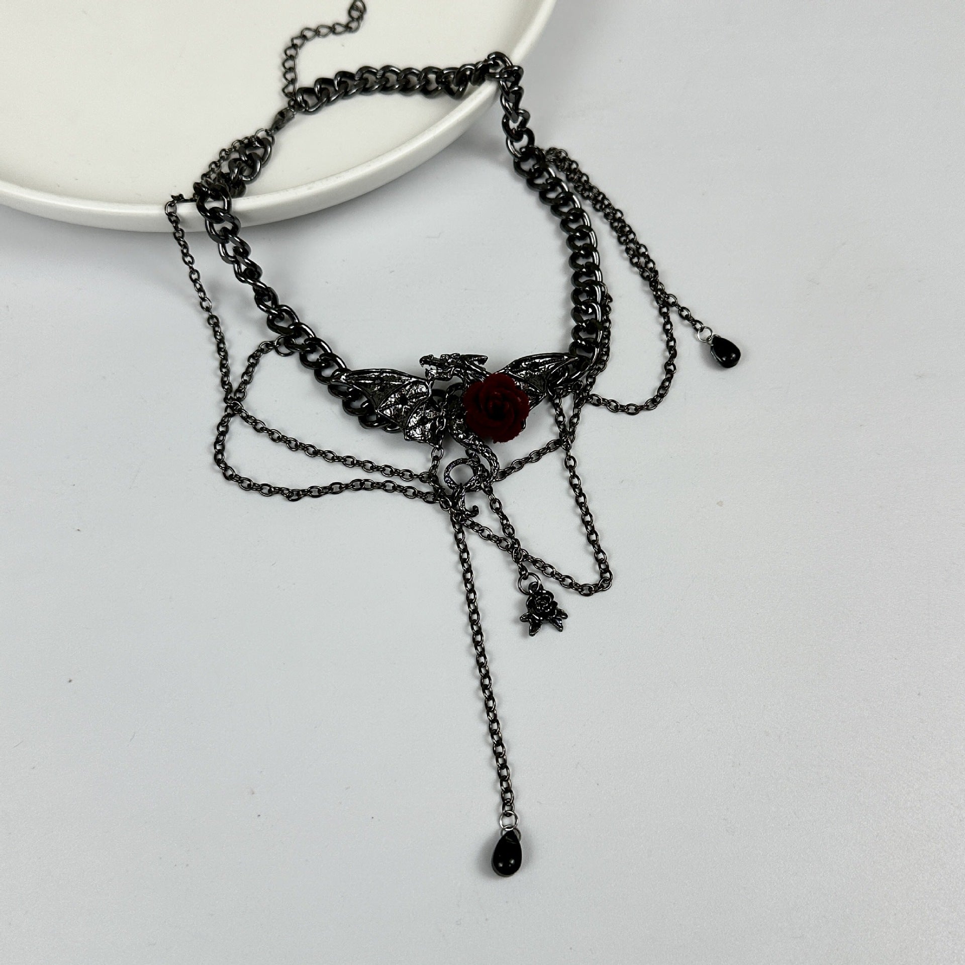 Wholesale Black lace flower neck accessories decorative necklace