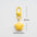 Wholesale Cute Chubby Milk Yellow Star Keychain