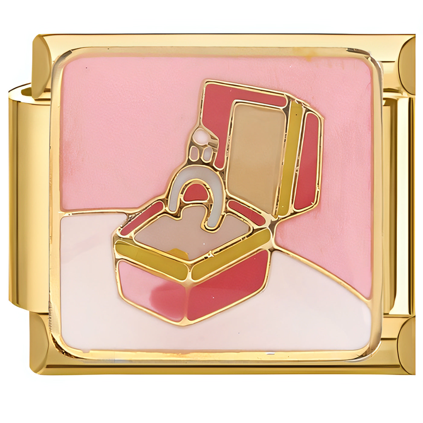 Wholesale Italian Charm Bracelet 9mm DIY Splicing Creative Digital Stainless Steel Composable Bracelet