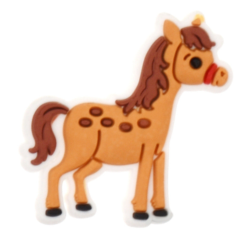 Wholesale Random 100pcs Farm Theme Cartoon Shoes Accessories Shoes Charms ACC-SC-RYY050