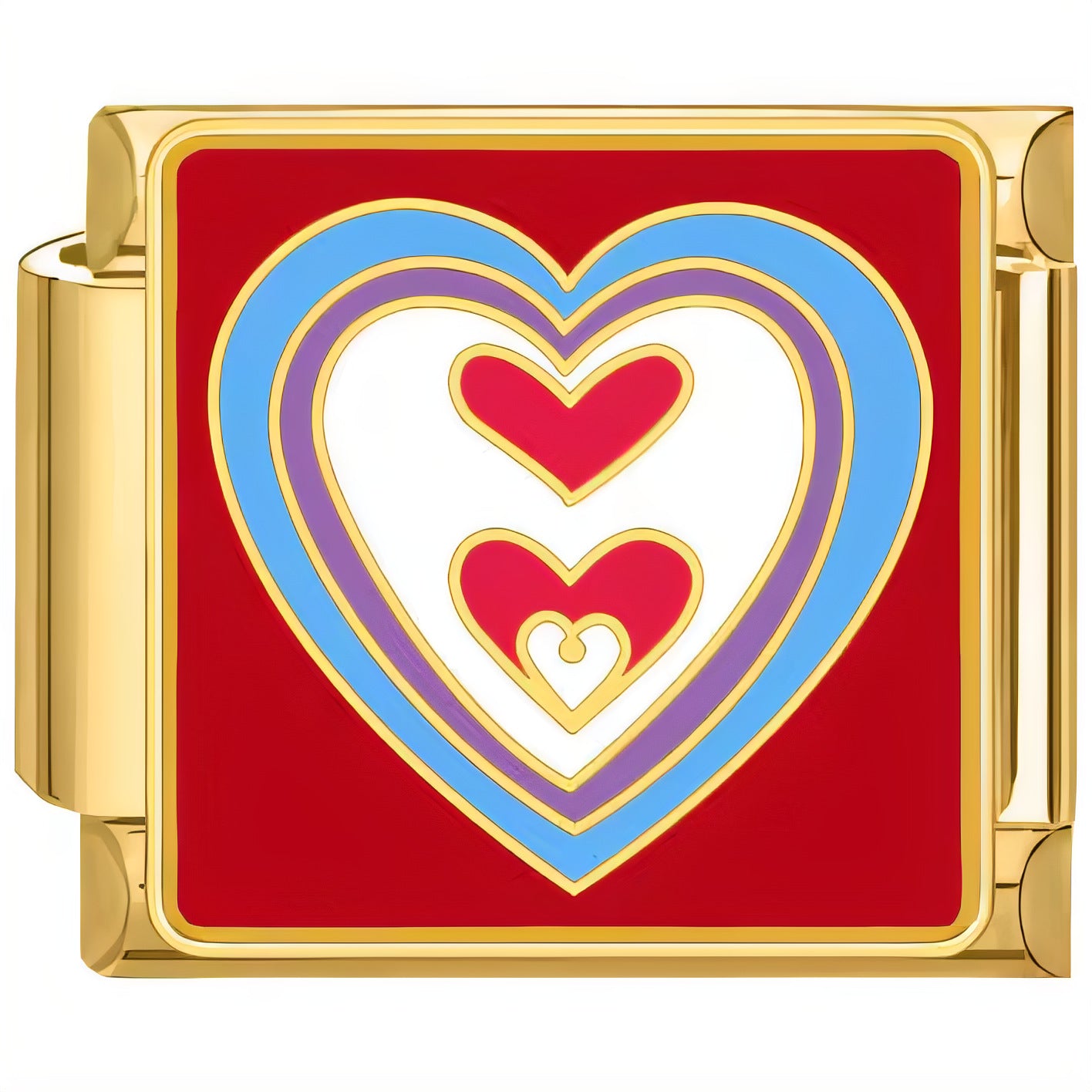 Wholesale  Italian Charm Bracelet 9mm DIY Golden Fruit  Creative Stainless Steel Composable Bracelet