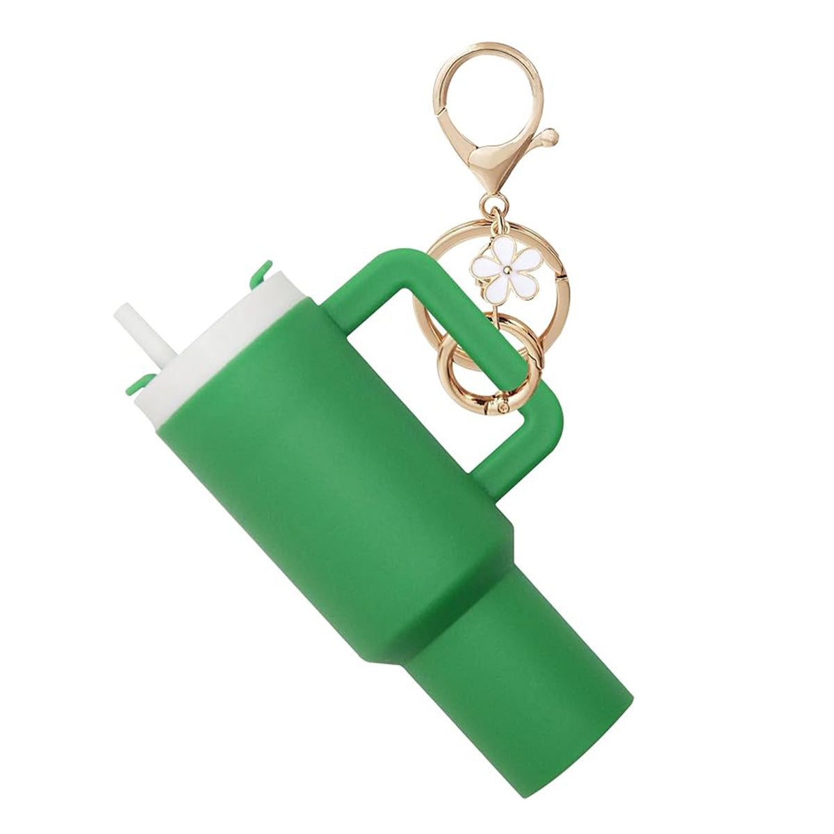 Wholesale Flowers Pink cup keychain