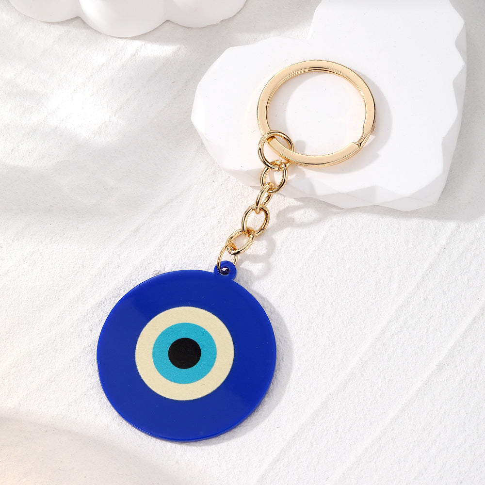 Wholesale Colorful Acrylic Devil's Eye Keychain