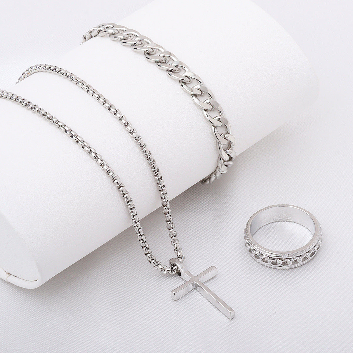 Wholesale  Cross Pendant Necklace  Bracelet Retro Jewelry