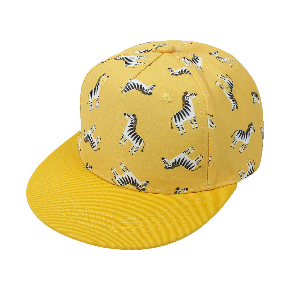 Wholesale Flat Brim Cartoon Print Children's Baseball Cap ACC-KH-Xiami001
