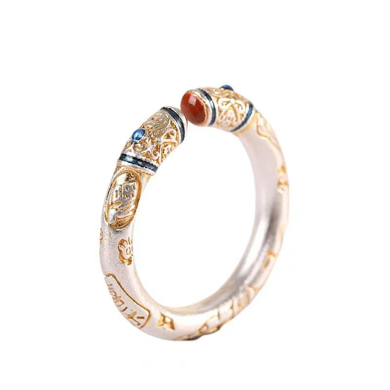 Wholesale Enamel lucky cat Adjustable ring