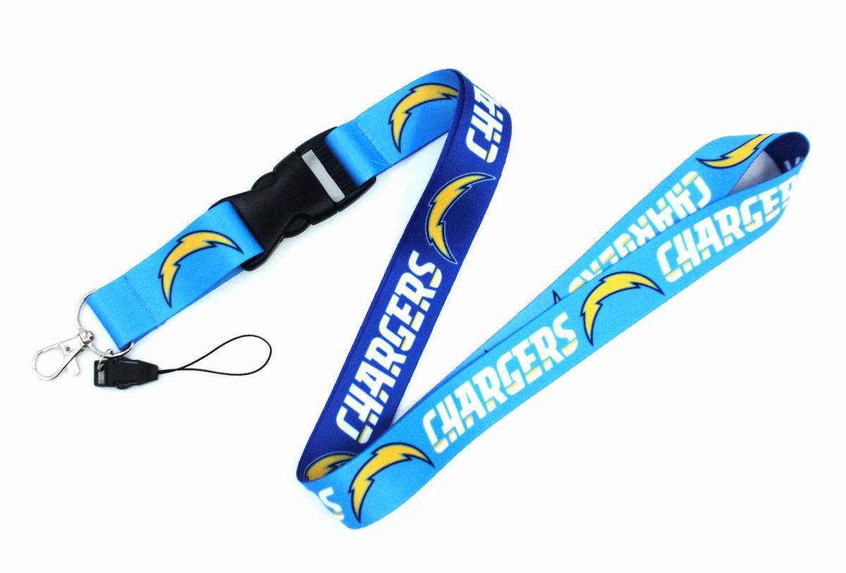 Wholesale Heat transfer football team Lanyard Keychain