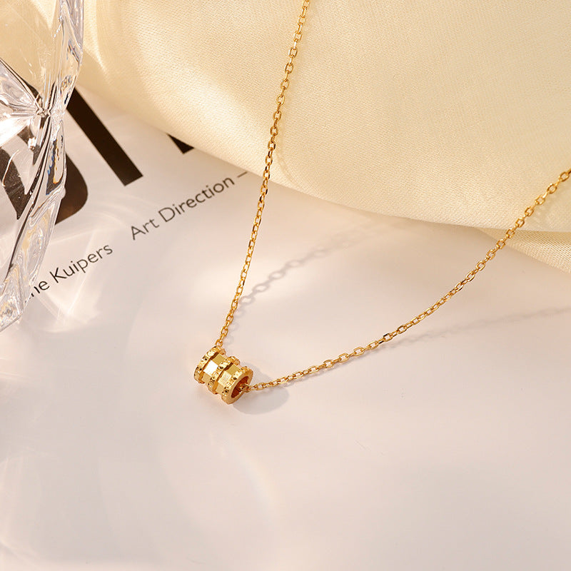 Wholesale Light Luxury Fade Resistant Titanium Steel Clavicle Necklace