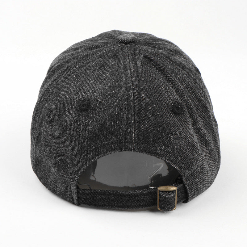 Wholesale Solid Color Plain Cotton Denim Baseball Cap ACC-HT-LueLan020