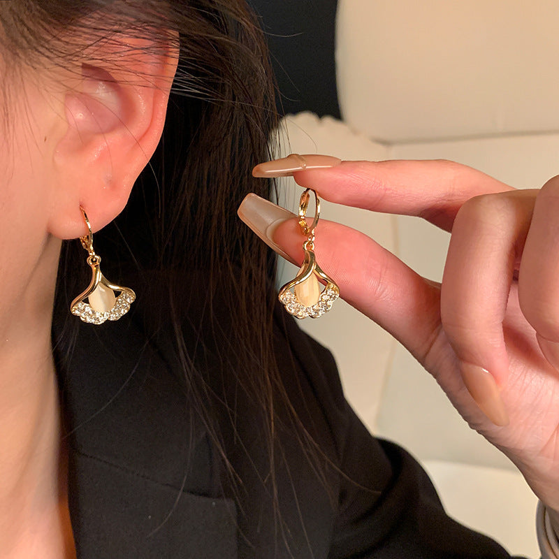 Wholesale 925 Silver Needle Design Acrylic Earrings