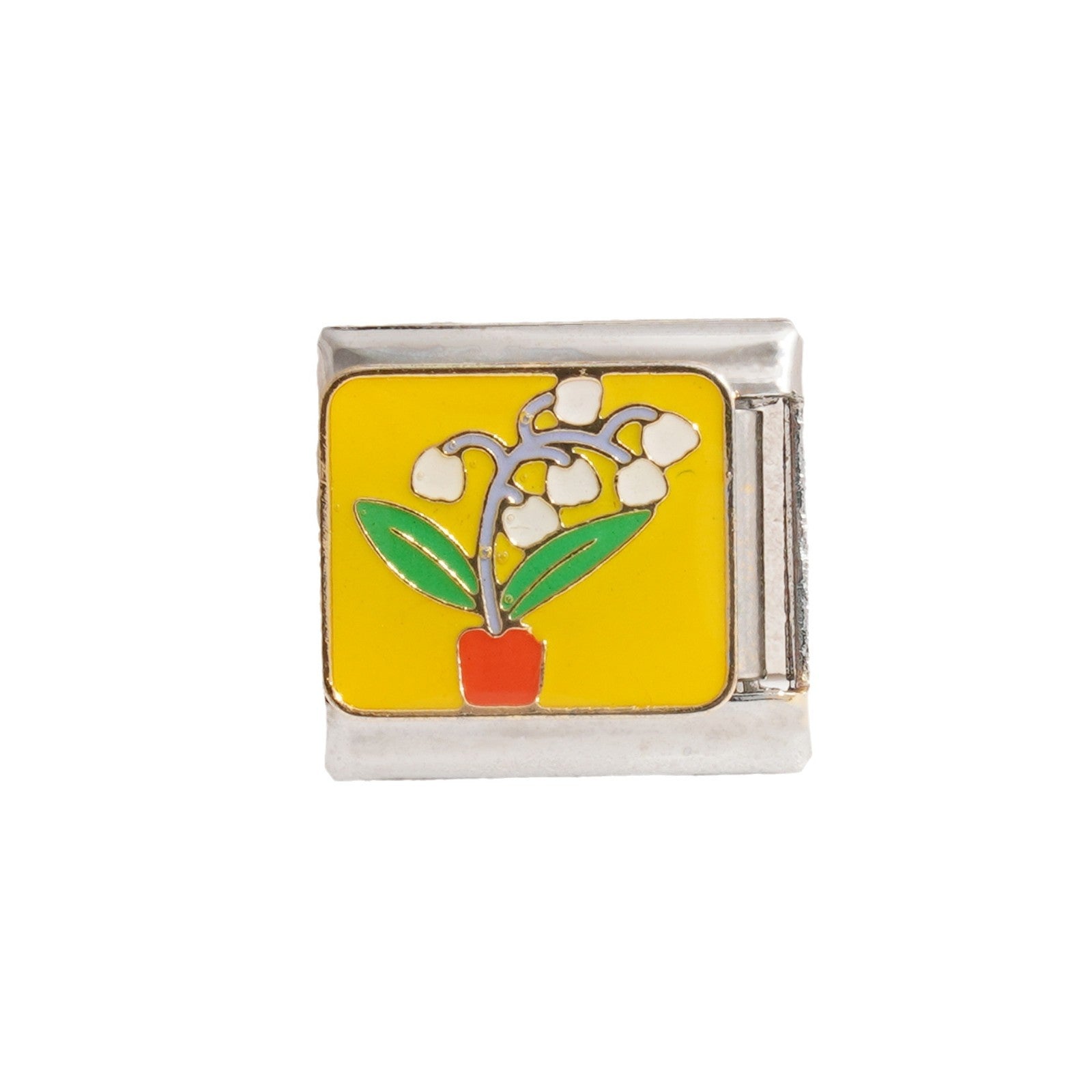 Wholesale 10pcs Italian charm bracelet 9 facial mask DIY splicing stainless steel com posable bracelet