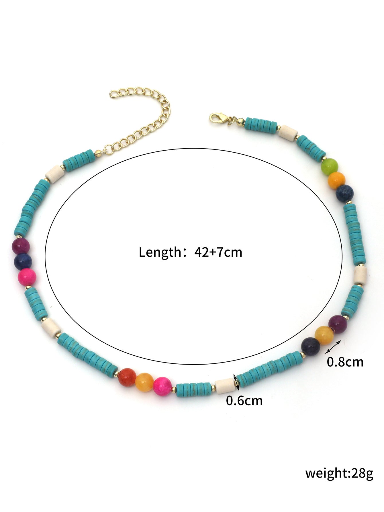 Wholesale Gravel pearl necklace bohemian clavicle jewelry