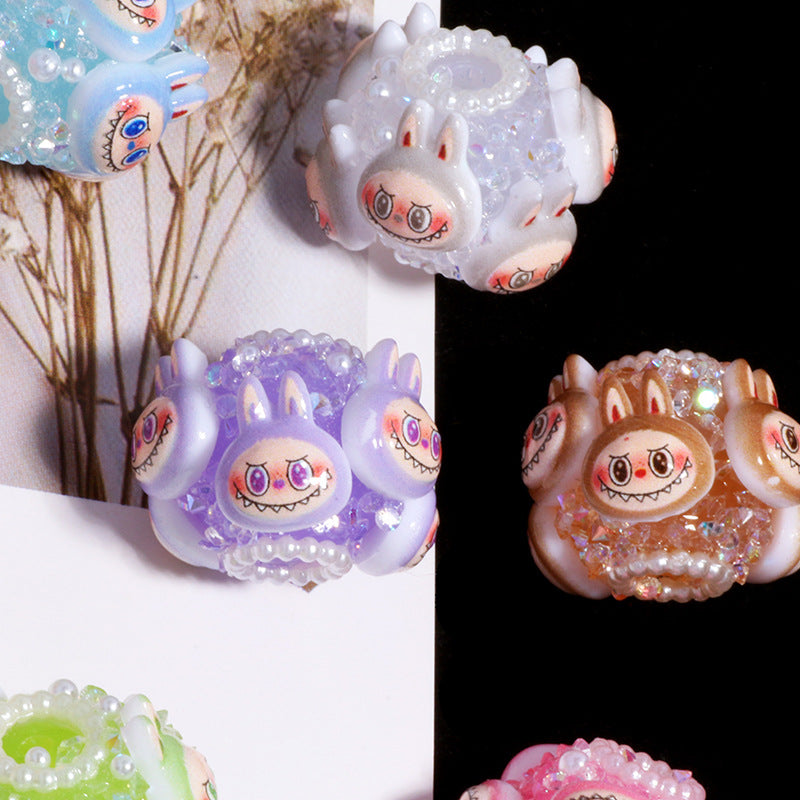 Wholesale 10pcs Soft Clay Cute Cartoon Beads DIY Bead Accessories