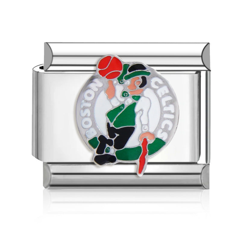 Wholesale Italian Charm Bracelet 9mm DIY   Color-Preserving  Creative Stainless Steel Composable Bracelet