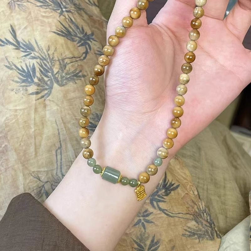 Wholesale Zen Style Double-Layer Beaded Bracelet Trendy Jewelry Accessory