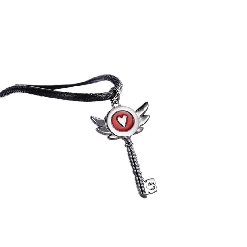 Wholesale  Heart-shaped Key Pendant Necklace