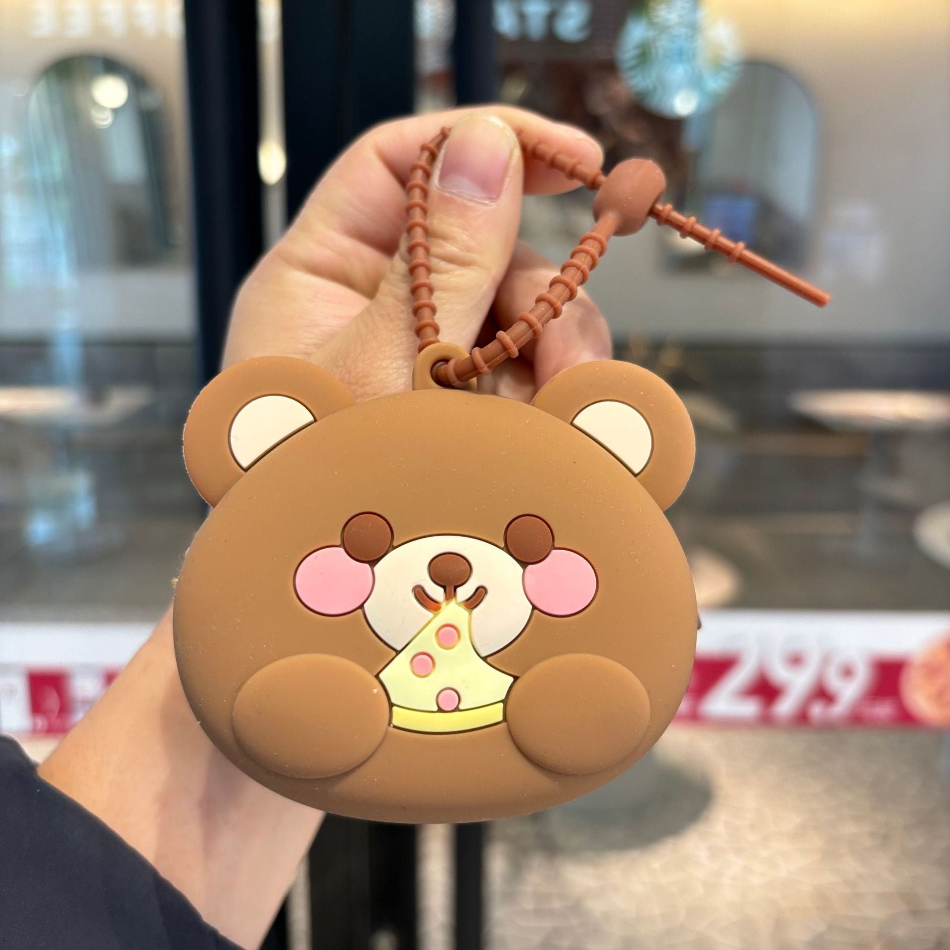 Wholesale Cute Cartoon Silicone Wallet Keychain