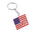 Wholesale  Independence Day Keychain American Flag Love Keychain