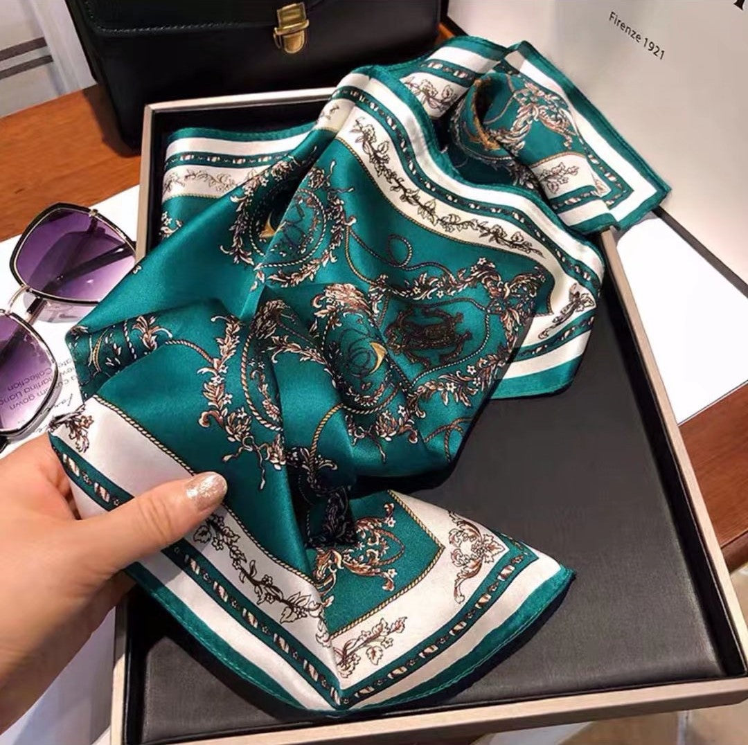 Wholesale  Silk f Women' s Autumn f f All-match Hair Band Fashion Small Square f