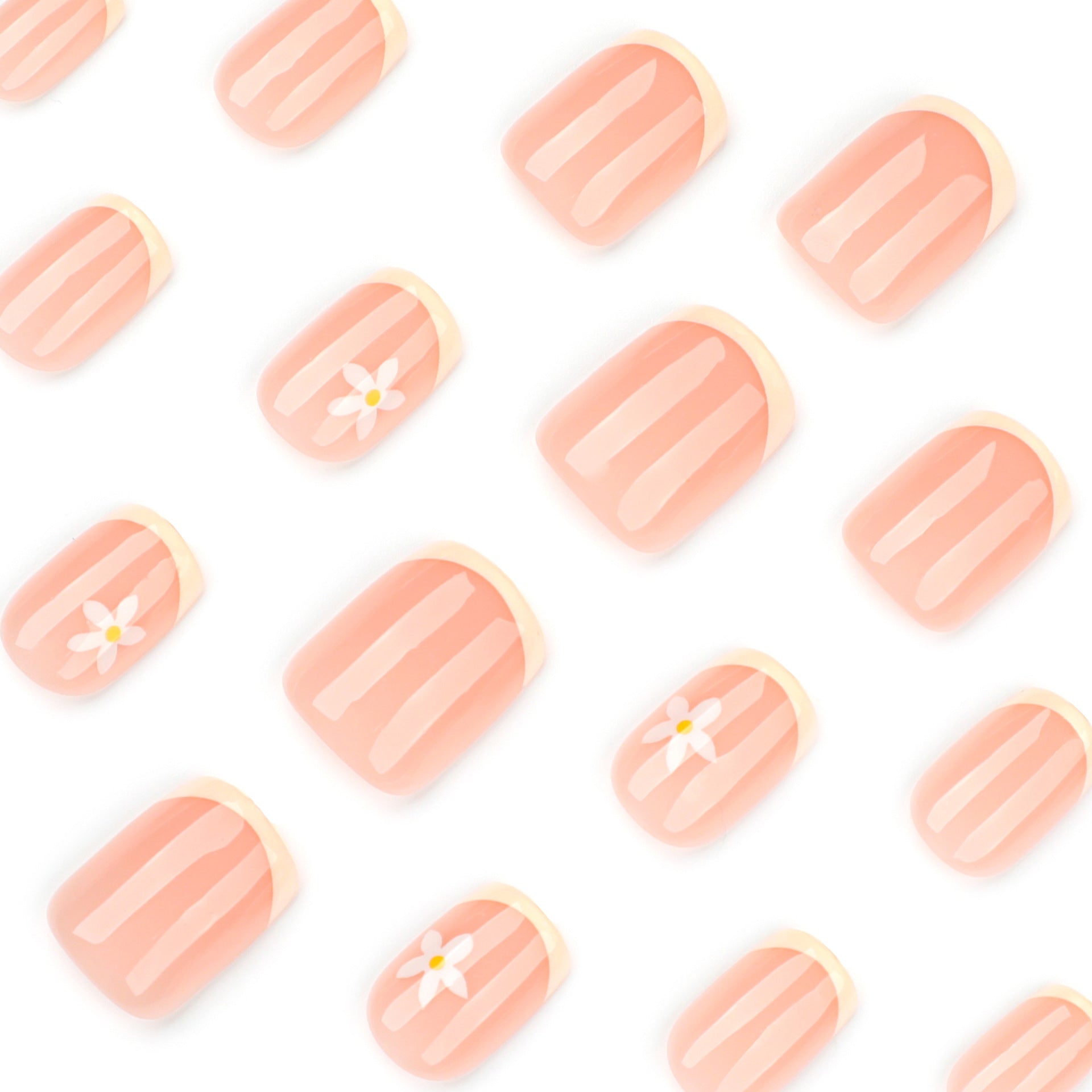 Wholesale 24 Pieces/box Bee Flower Bow Nails Kits Nail Stickers