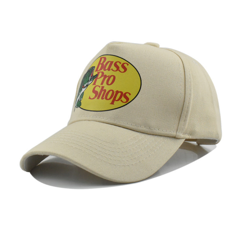 Wholesale Solid color printed outdoor fishing sun protection men' s baseball cap hat