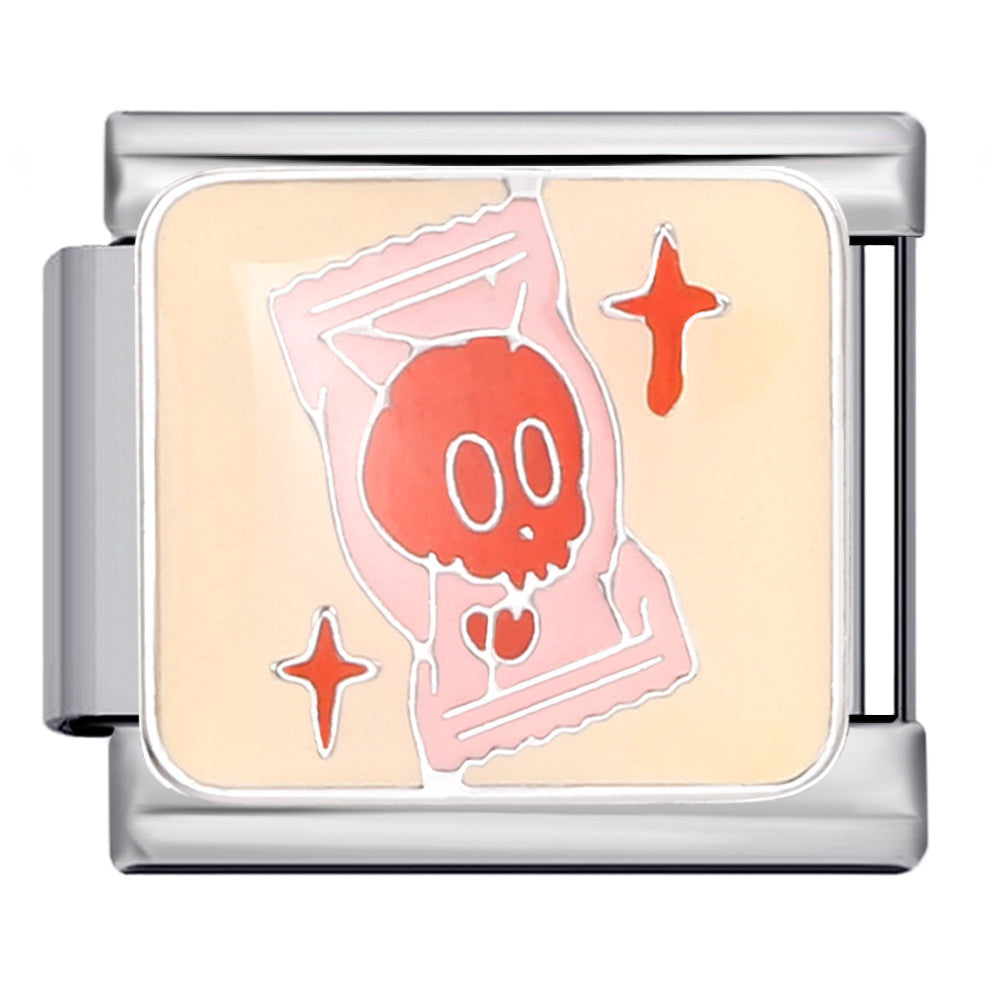 Wholesale Italian Charm Bracelet Cute cartoon character   Stainless Steel Composable Bracelet