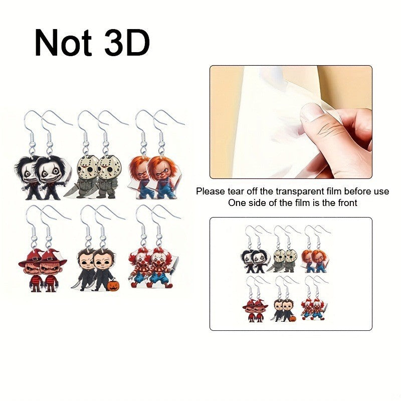 Wholesale   Acrylic cute pendant earrings