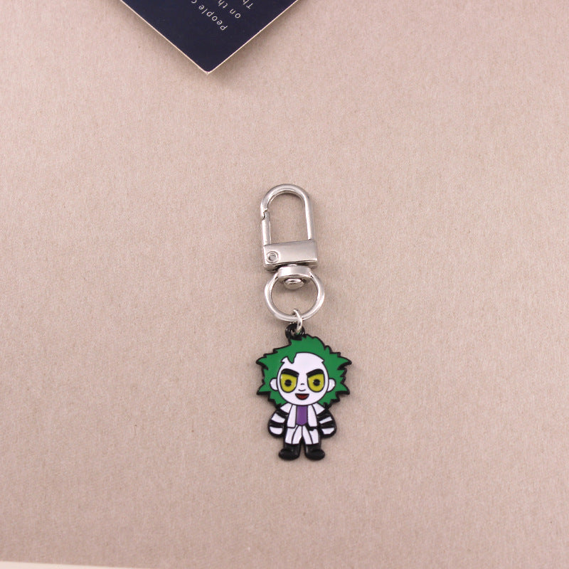 Wholesale Halloween Horror Clown Ghost Alloy Keychain ACC-KC-QiChen004