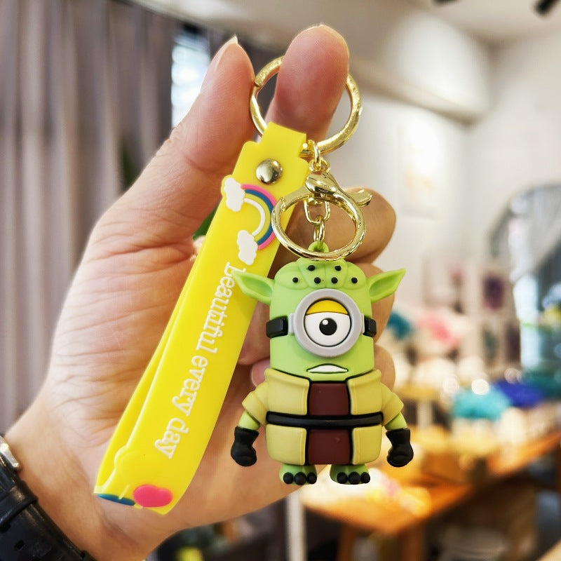 Wholesale Cartoon PVC Soft Glue Keychain ACCVIP-KC-WuY005