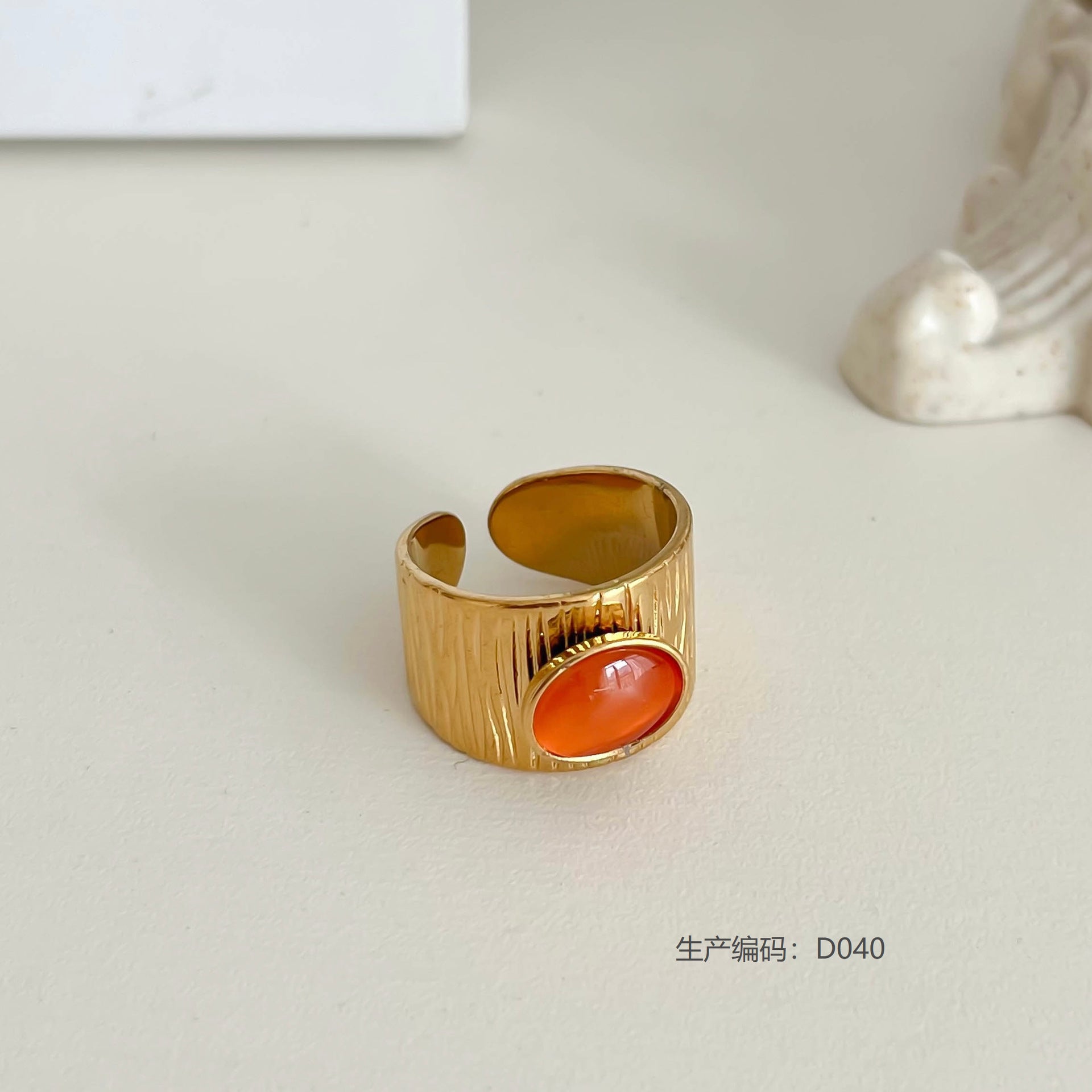 Wholesale Geometric Stainless Steel Ring,  Electroplated,  Boutique Resale Jewelry Accessory