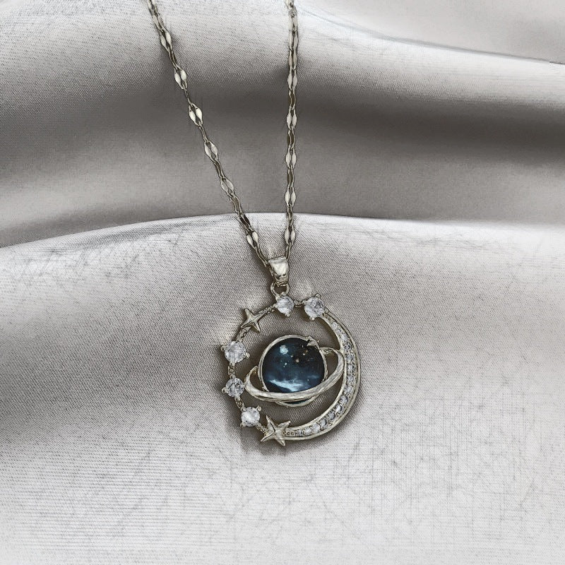 Wholesale star ball light luxury diamond necklace