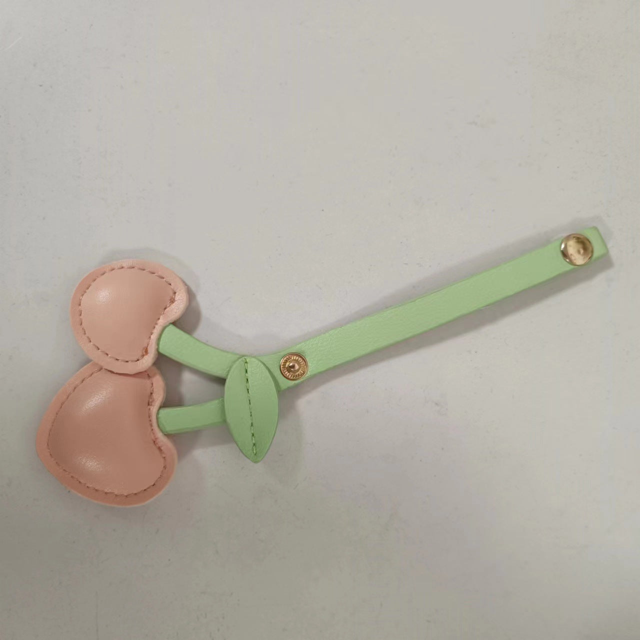 Wholesale  Leather Cherry Keychain