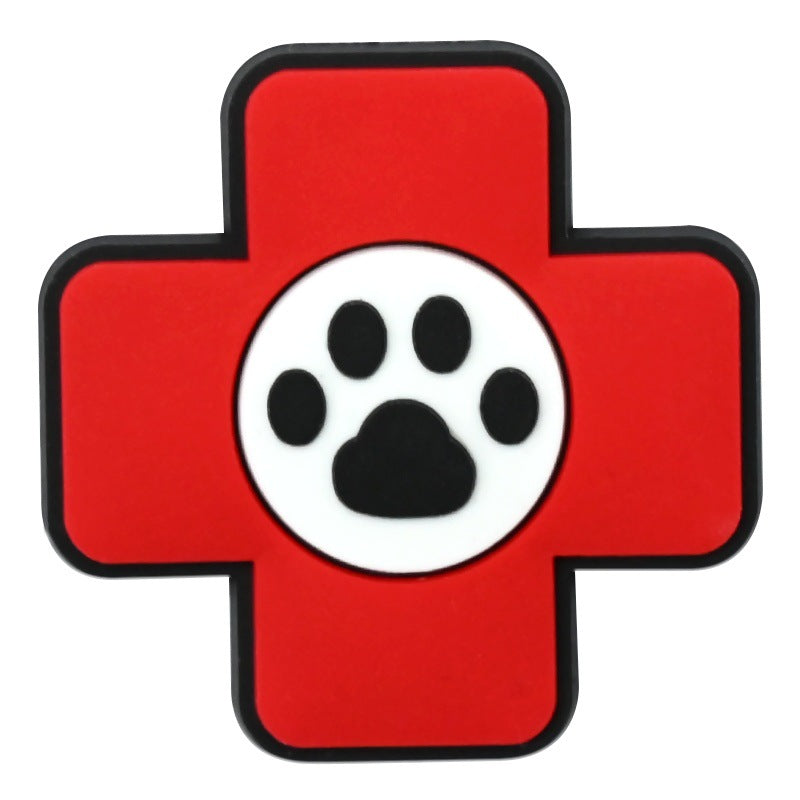 Wholesale Random 100pcs Pet Medical Series PVC Soft Rubber Shoe Buckle Decoration