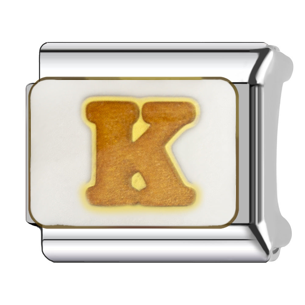 Wholesale  Italian Charm Bracelet 9mm DIY heart Creative Stainless Steel Composable Bracelet