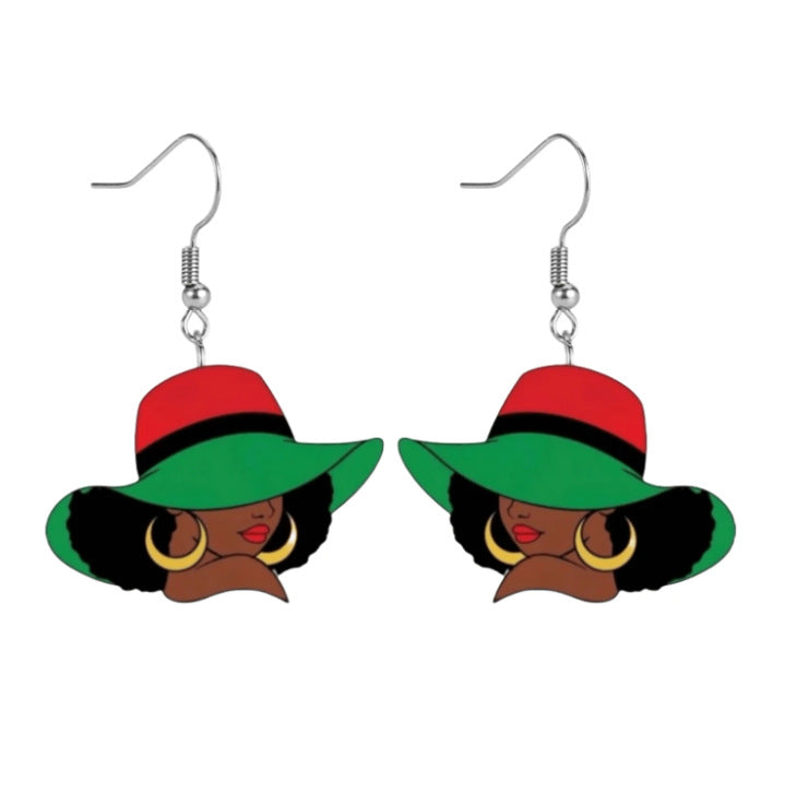 Wholesale  St. Patrick's Day Niche Acrylic Earrings