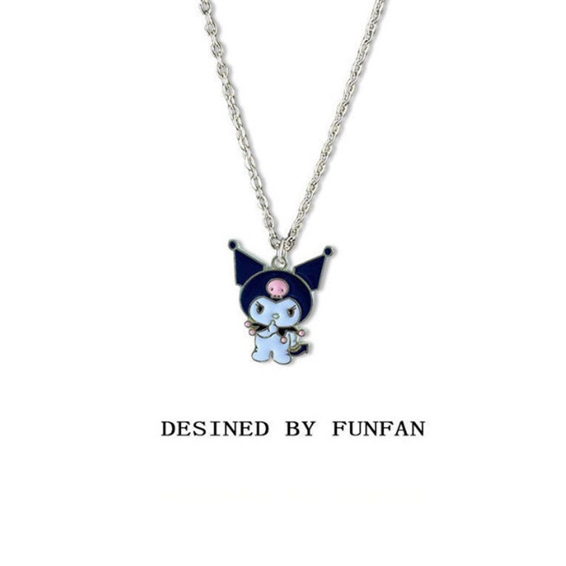 Wholesale Cartoon Cute Small Fresh Doll Alloy Necklace ACCVIP-NE-Hany001
