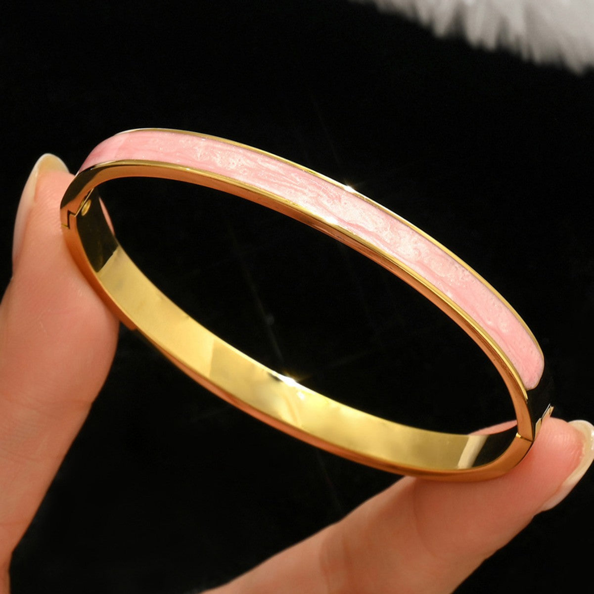 Wholesale Titanium steel diamond-encrusted bracelet ACCVIP