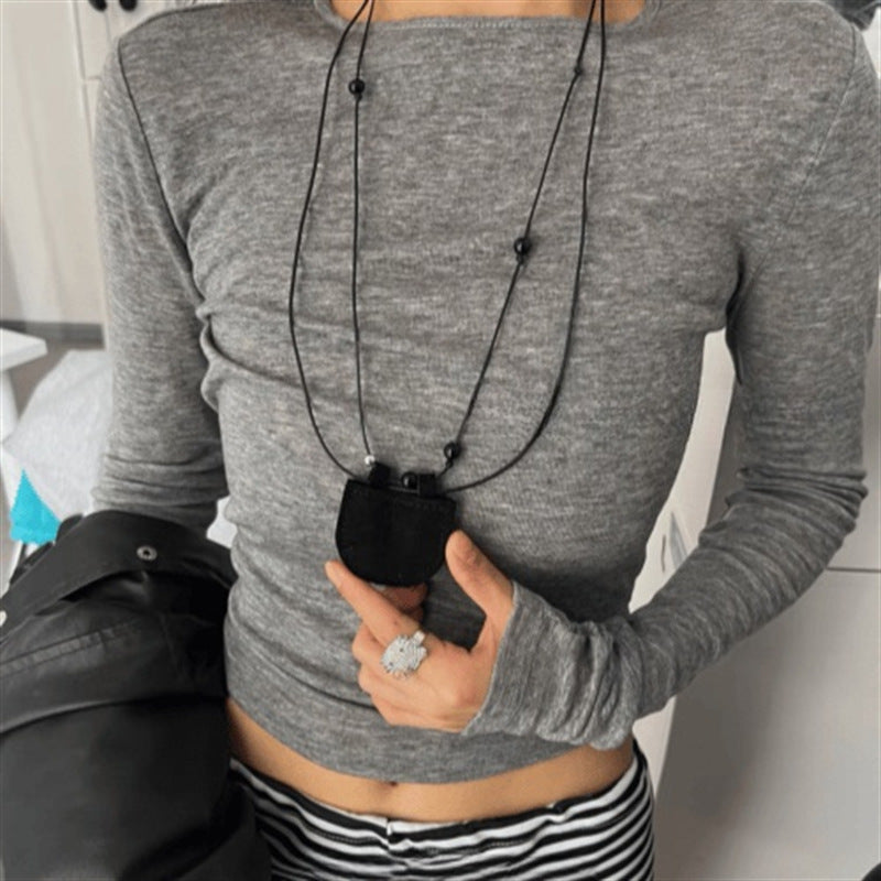 Wholesale Vintage distressed bow metal necklace