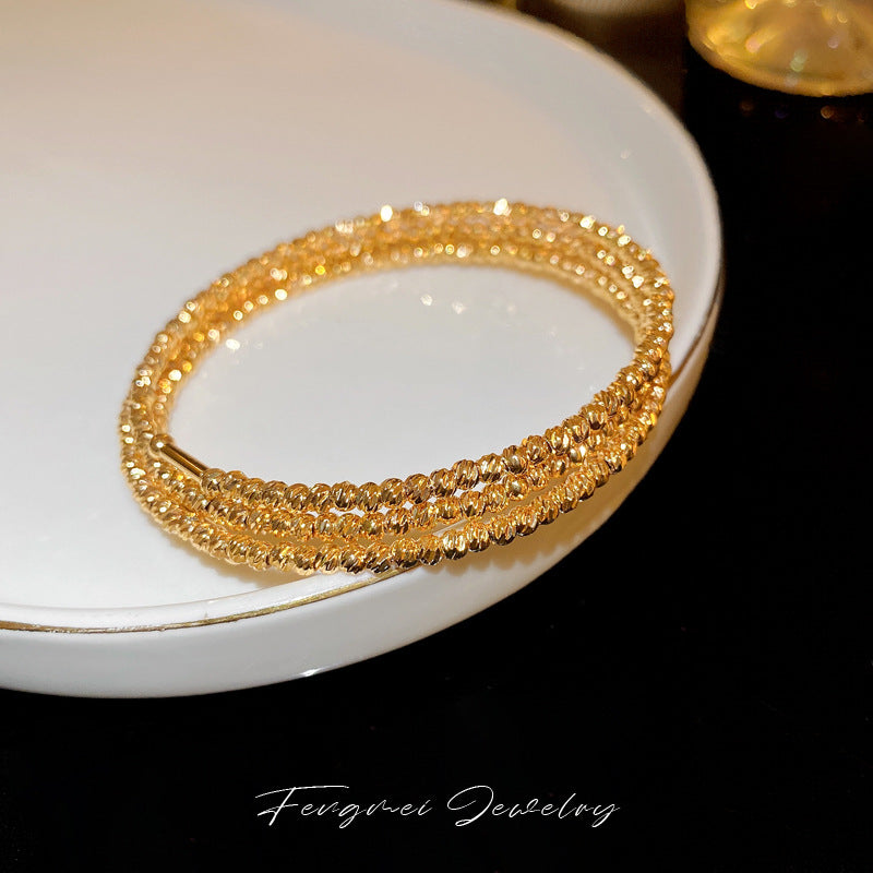 Wholesale Irregular Geometric Three-layer Bracelet Layered Bracelet Set ACC-BT-Fengm001