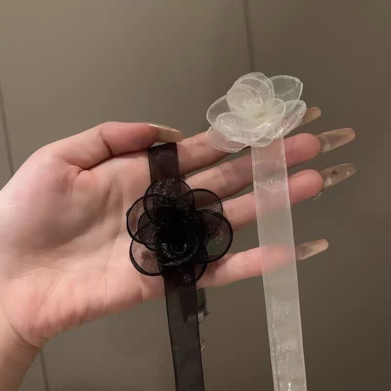 Wholesale Camellia Necklace Rope Women's Collarbone Chain Necklaces