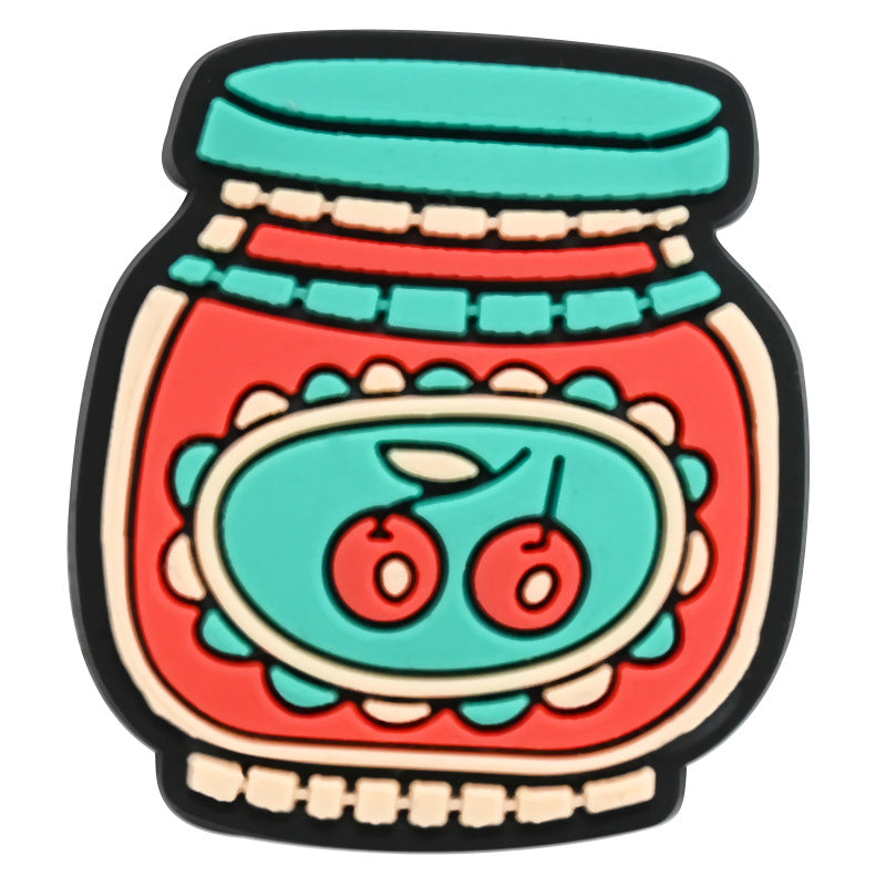 Wholesale Random 100pcs Cartoon PVC Soft Rubber Shoe Buckle Decoration ACC-SC-RYY070