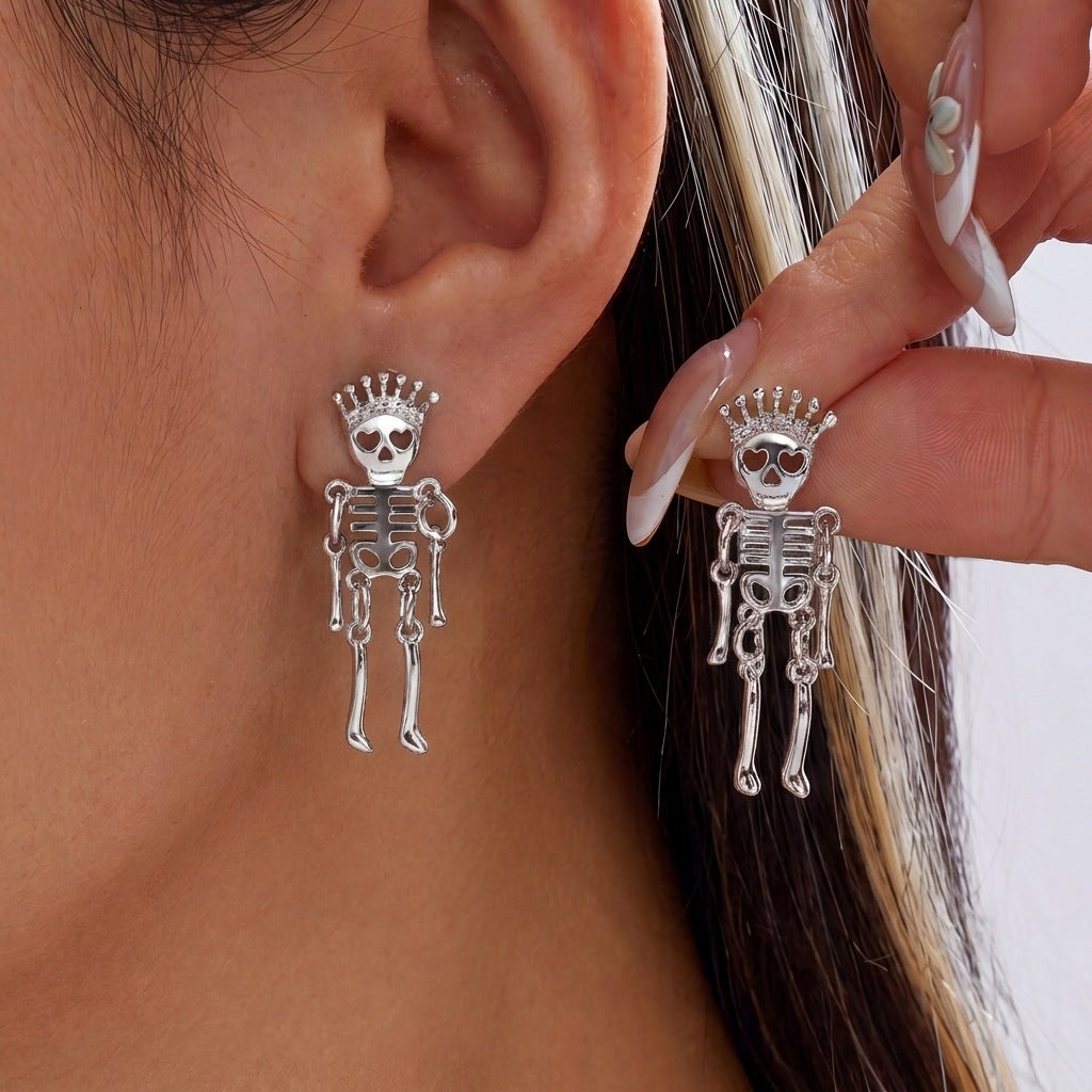 Wholesale  Skull Earrings Fashion Jewelry Accessory for Gift Boutique Resale